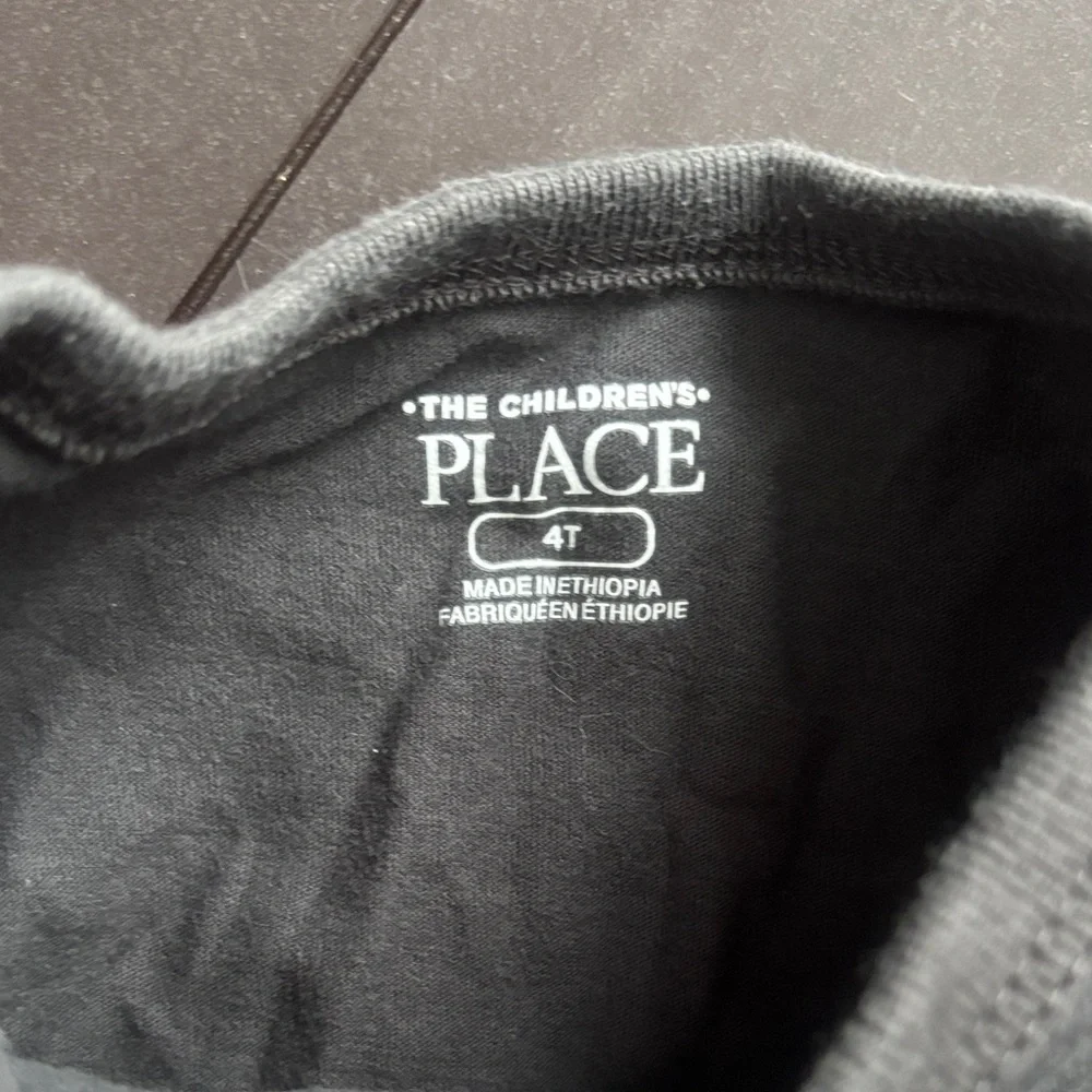 The Children's Place Gray and Black Graphic Tees